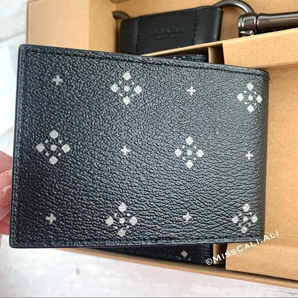COACH 3-in-1 Men’s Boxed Set Wallet Card Case - Picture 9 of 15